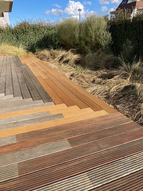 Houten terassen