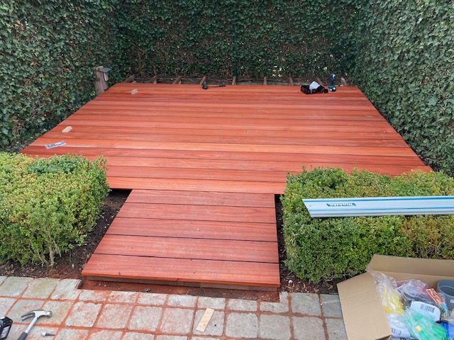 Houten terassen
